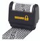 Secure-ID Security Roller Stamp, 1-1/2" wide impression with adjustable length, Black Ink